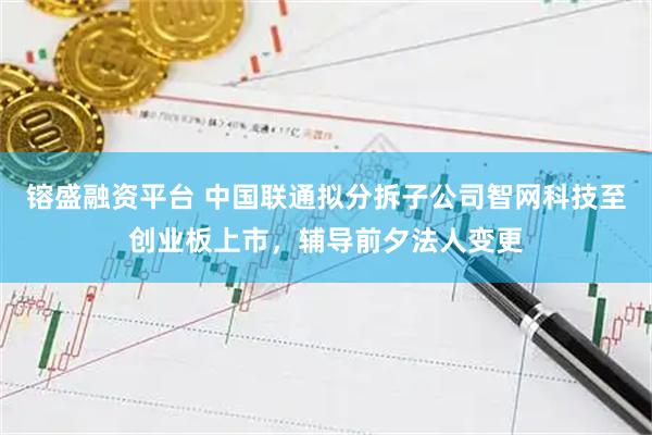 镕盛融资平台 中国联通拟分拆子公司智网科技至创业板上市，辅导前夕法人变更